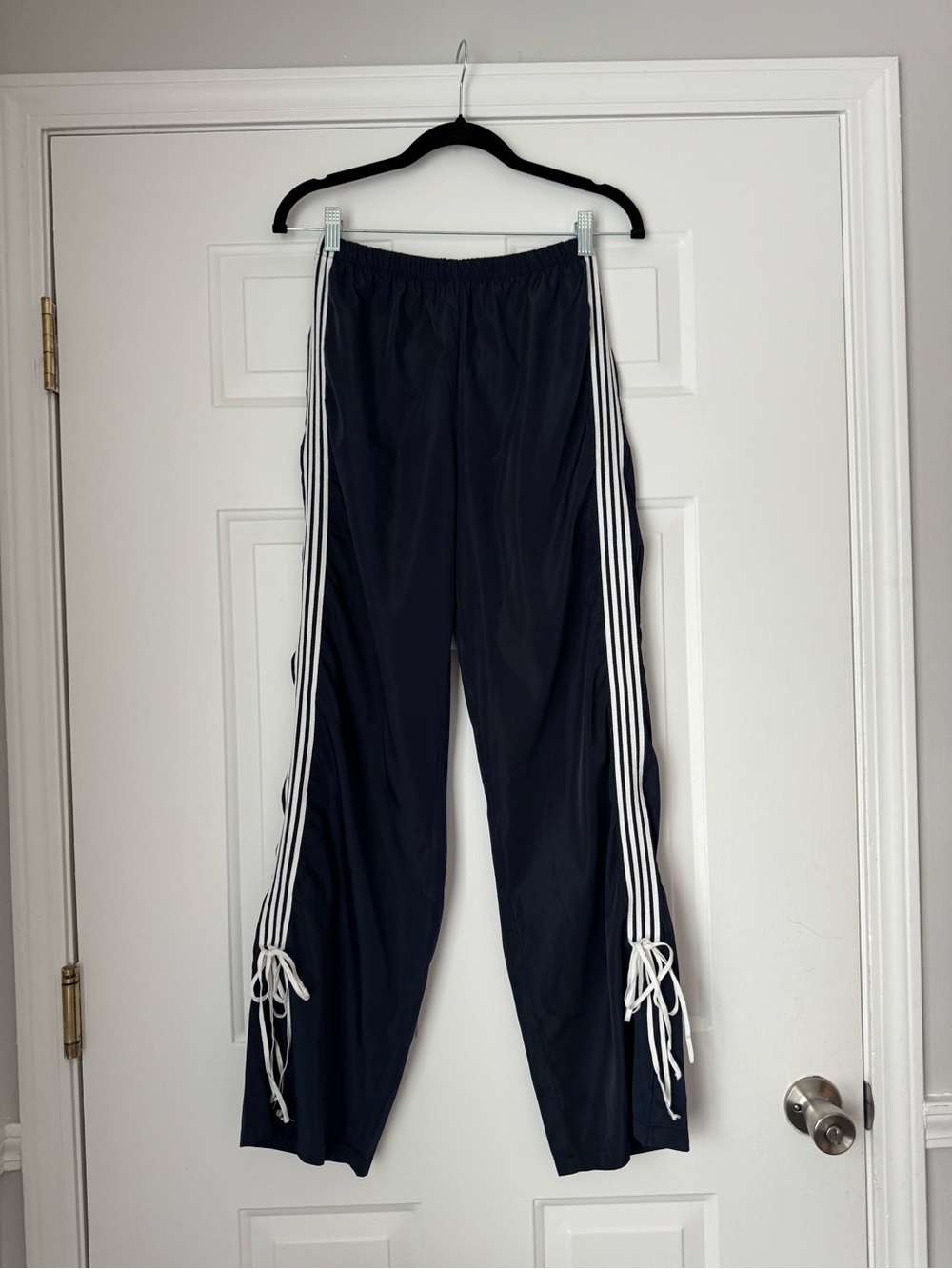 Edikted Navy Remy Ribbon Track Pants - Picture 3 of 9